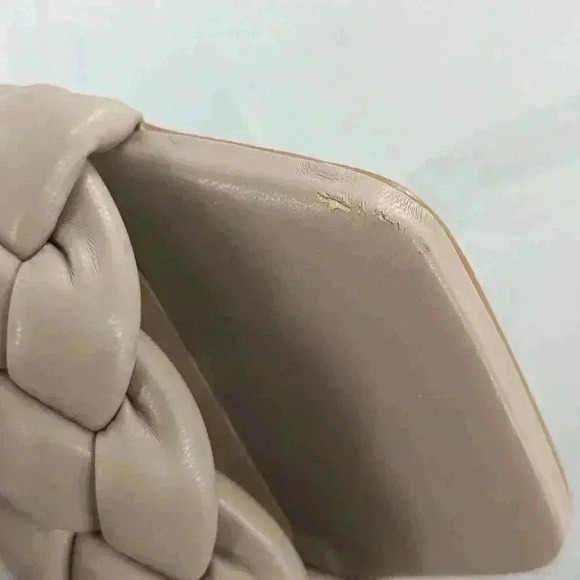 Steve Madden Kenley Women's Taupe Sandals Heels Size 8 - Picture 4 of 14